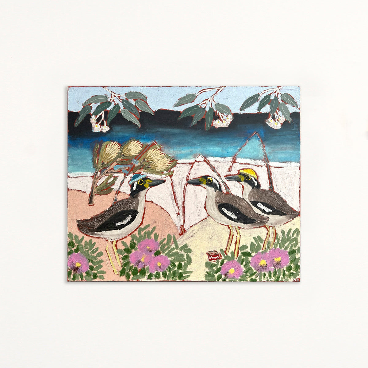 Dudley Beach with Beach Stone Curlews