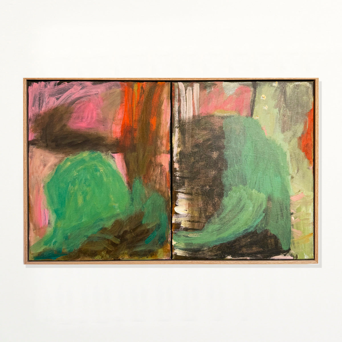 I Quietly Slipped Out Of The Room And Back To Myself (Diptych)