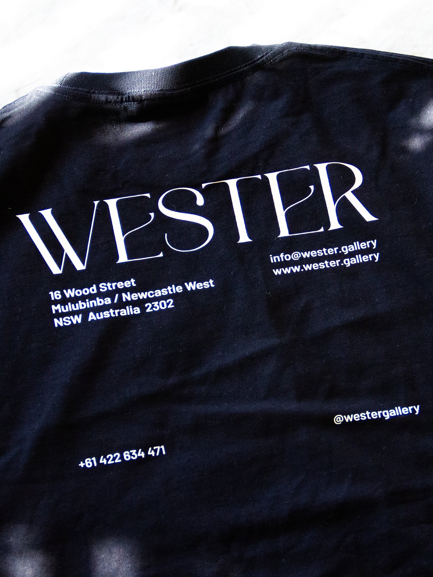 Business Card Black Tee